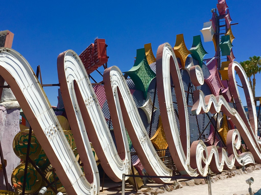 The Moulin Rouge sign at the Neon Boneyard Las Vegas.